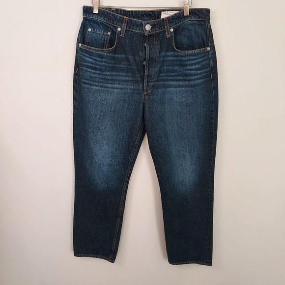 Rag & Bone Size 33 Nina High Rise Ankle Cigarette Jean NWT - Picture 3 of 14